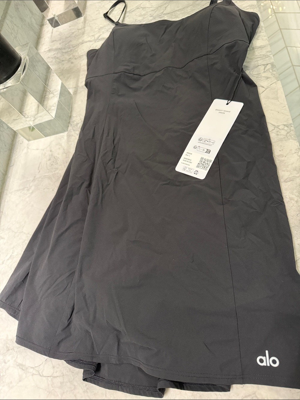ALO Yoga Black Slip Dress